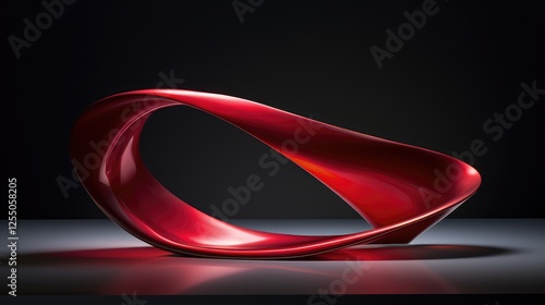 dynamic red metal gradient photo