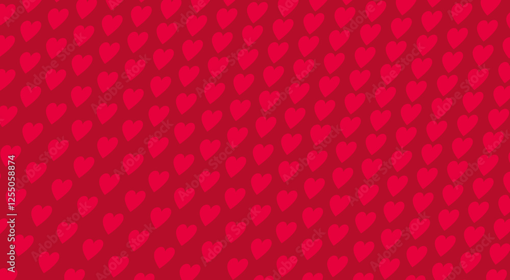 Dark red heart pattern. Deeply romantic texture background. The repeating heart shapes offers a versatile backdrop for various creative applications. Dark red heart pattern. Deeply romantic texture background. The repeating heart shapes offers a versatile backdrop for various creative applications.