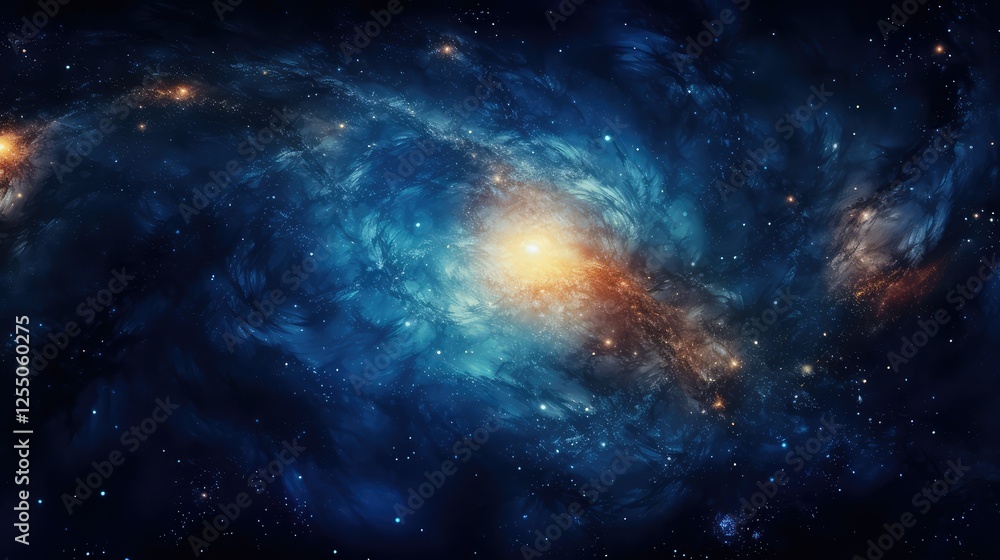 Obraz premium clustered stars texture