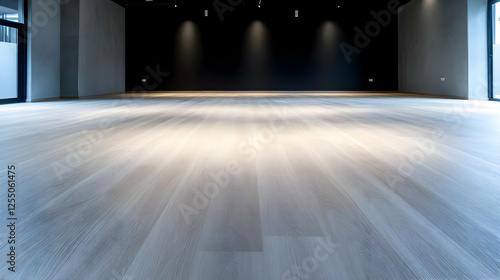 Wallpaper Mural Light Wood Floor in Modern Room, Interior Design Torontodigital.ca