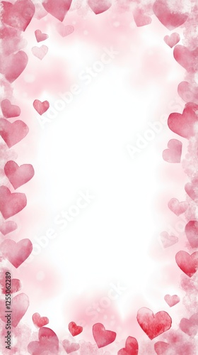 heart shape frame background with copy space for card post message wallpaper
