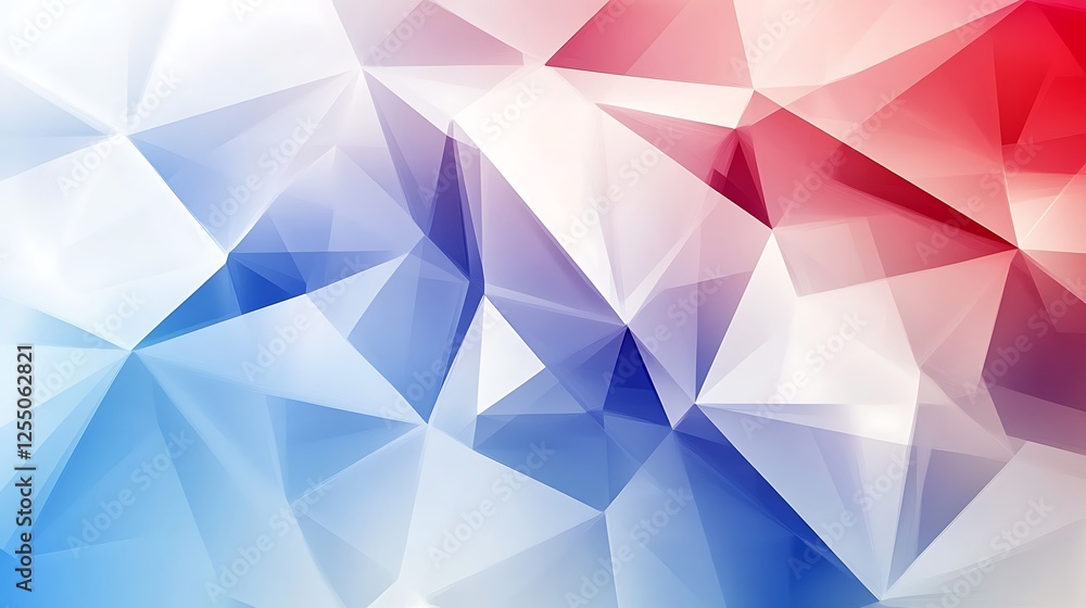 Obraz premium Abstract geometric pattern, vibrant colors, low poly design, background, digital art, graphic design