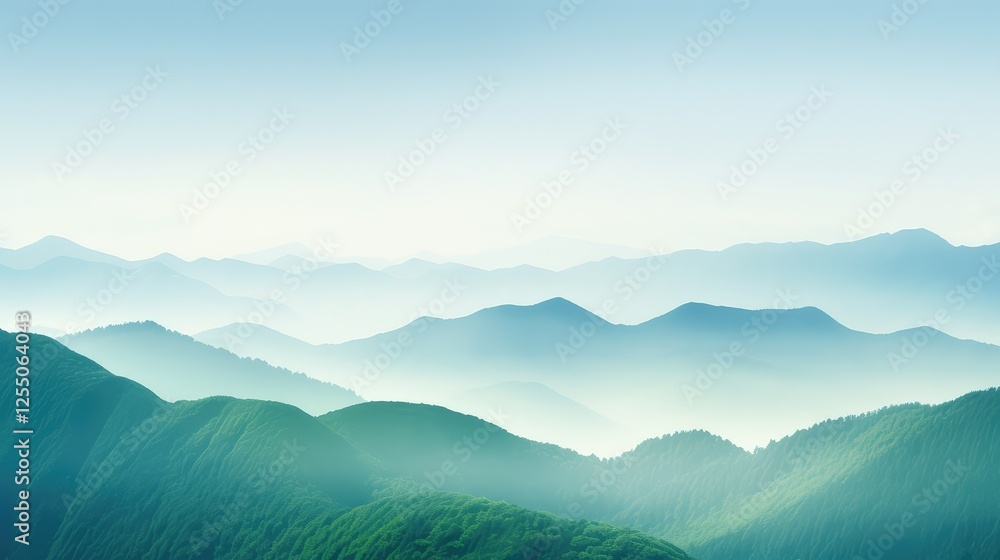 Fototapeta premium peaks green door