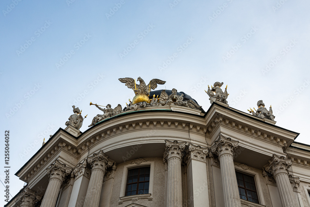 Details from exterior of Sisi museum, Vienna Details from exterior of Sisi museum, Vienna
