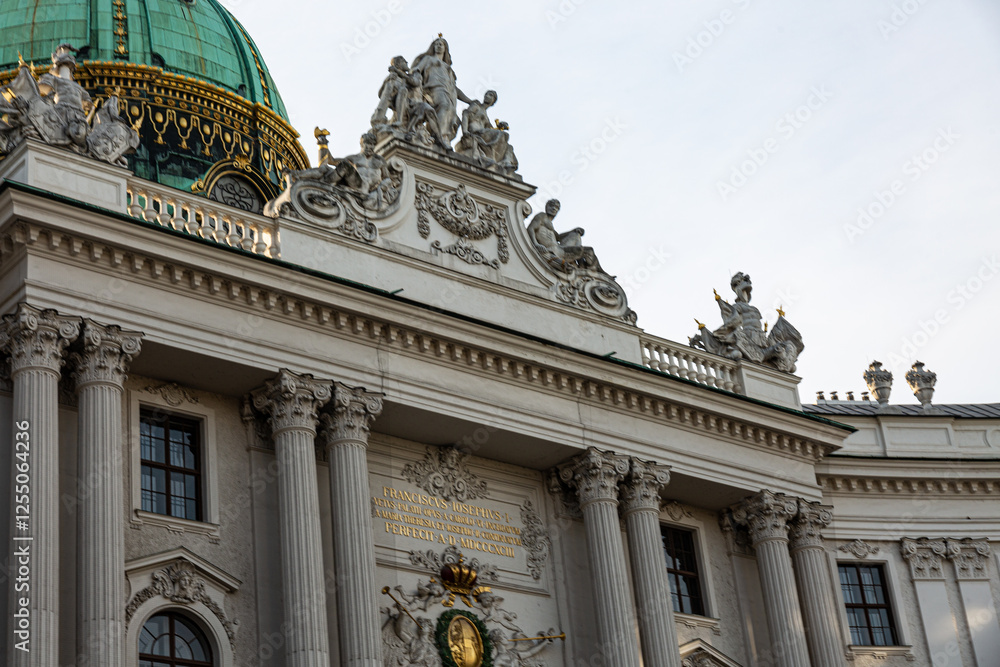 Details from exterior of Sisi museum, Vienna Details from exterior of Sisi museum, Vienna