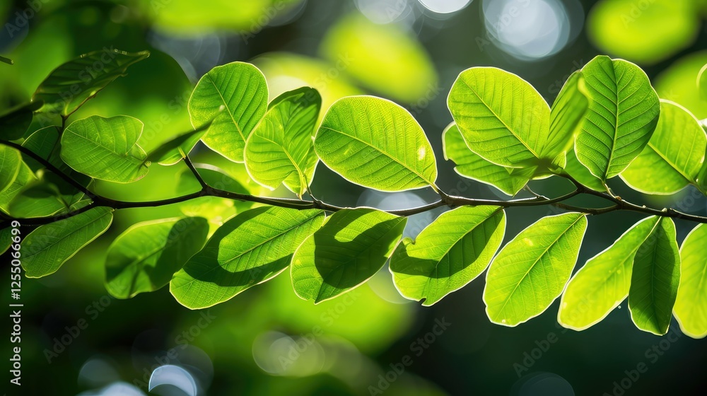 branch growing leaves branch growing leaves