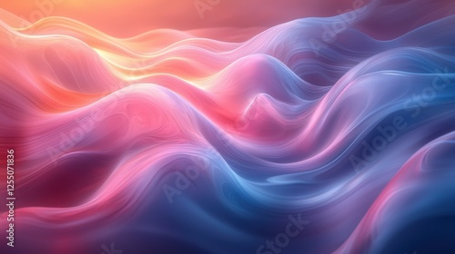 Wallpaper Mural Abstract Fluid Motion: Vibrant Colors and Shapes Torontodigital.ca