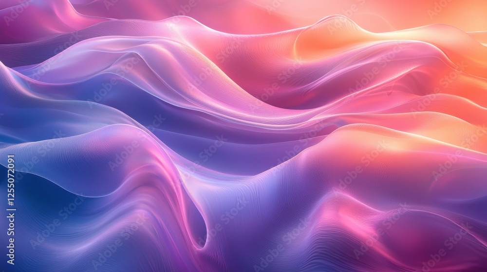 Obraz premium Abstract Colorful Wave Design