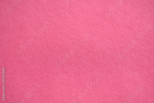 Pink fleece fabric texture, macro texture fleece pink fabric photo above as background