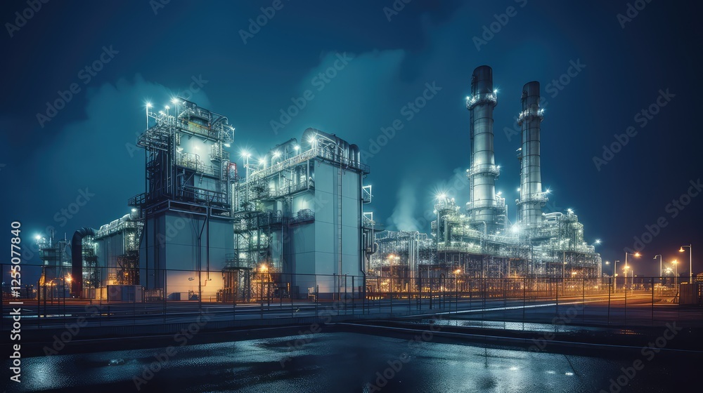 Fototapeta premium power gas plants