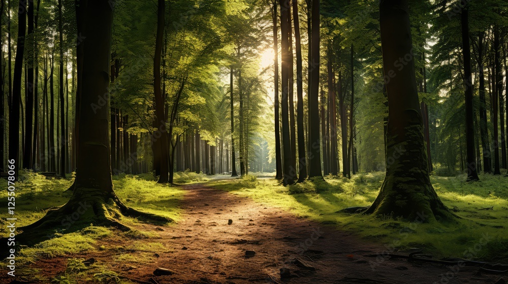 Fototapeta premium greenery trees plan