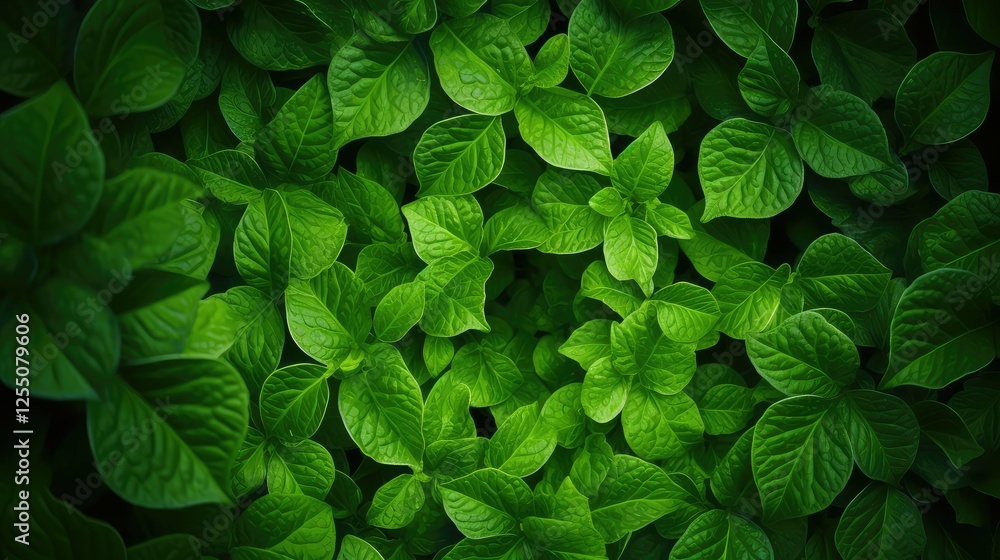 green leaves and swirls green leaves and swirls