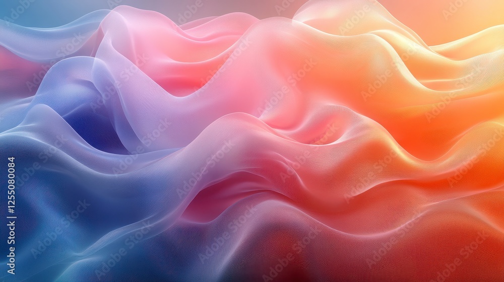 Obraz premium Abstract Colorful Background With Smooth Texture