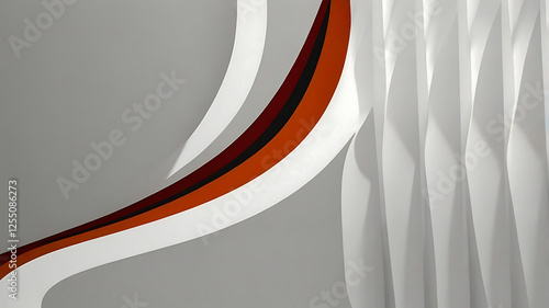 A soft gradient background with a minimalist line art illustration placed subtly at the center. The design is simple and clean, leaving enough space for text.
