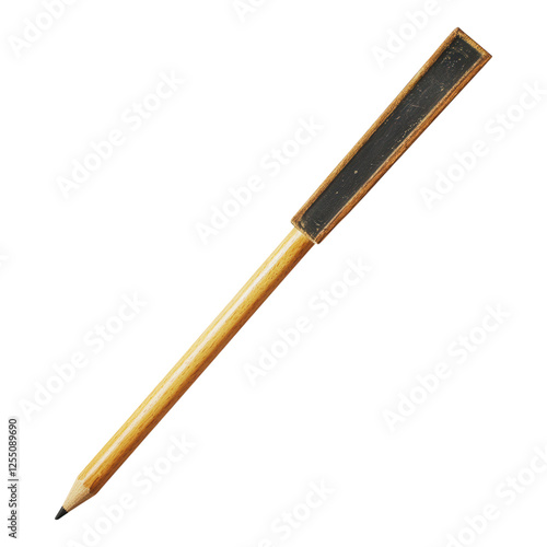 Teacher pointer stick, educational tool, transparent background, ideal for presentations, classroom resources, digital design use