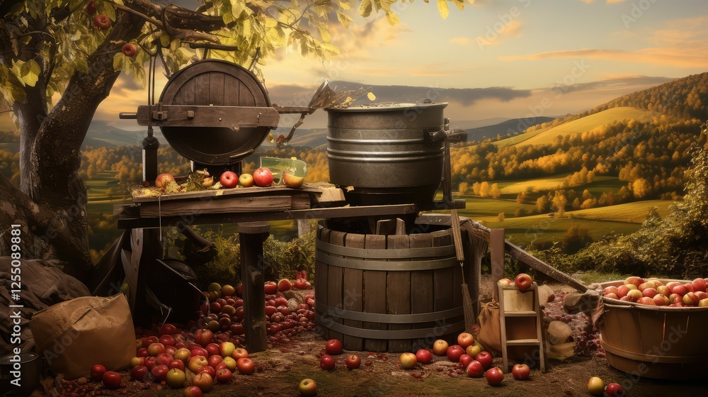 Obraz premium cider black tag