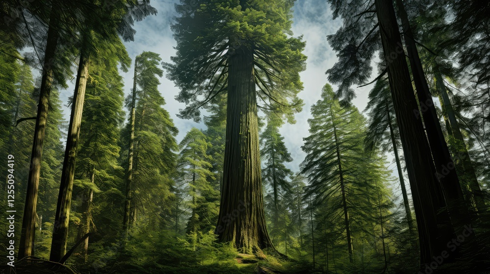 Obraz premium canopy big trees