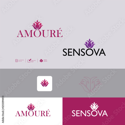 Logo template design ideas vector