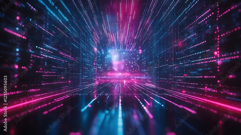 Neon Digital Tunnel: A Journey Through Cyberspace Neon Digital Tunnel: A Journey Through Cyberspace