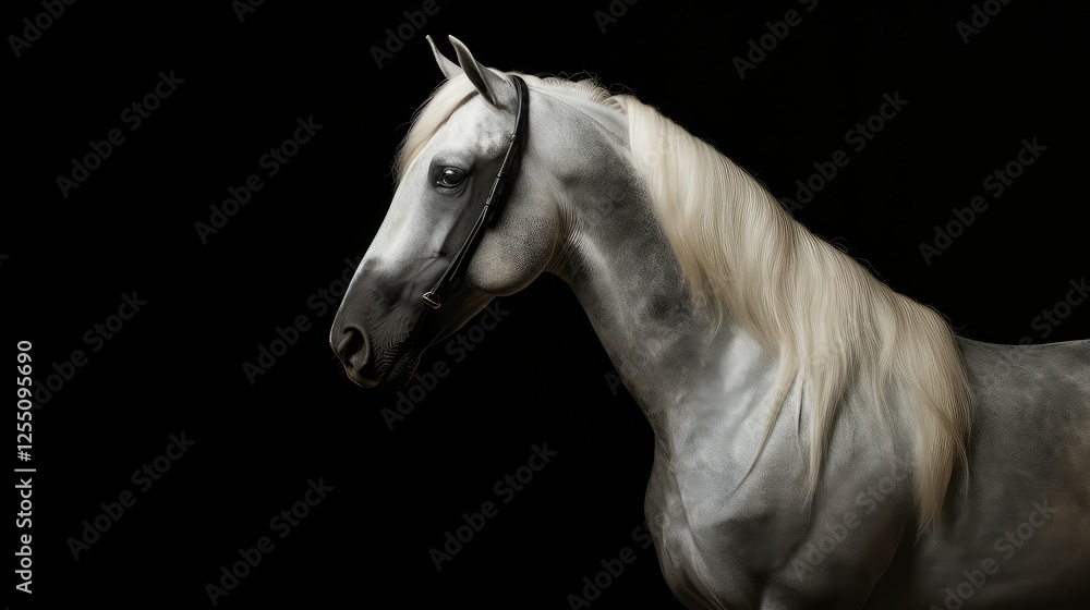 Obraz premium silhouette black abs