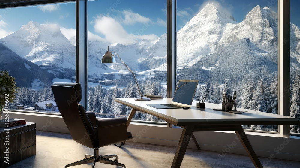 Fototapeta premium peaks office views