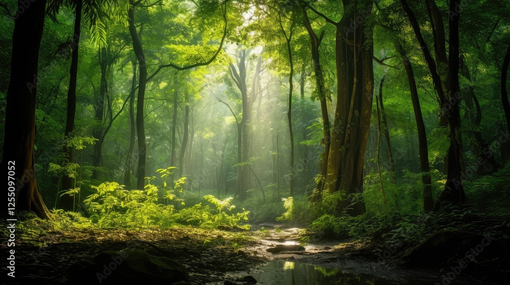 Obraz premium wilderness trees jungle
