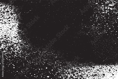 High-resolution abstract black and white splatter texture. Ideal for backgrounds, digital art, grunge designs, and modern aesthetics. Perfect for posters, branding, and creative projects.
