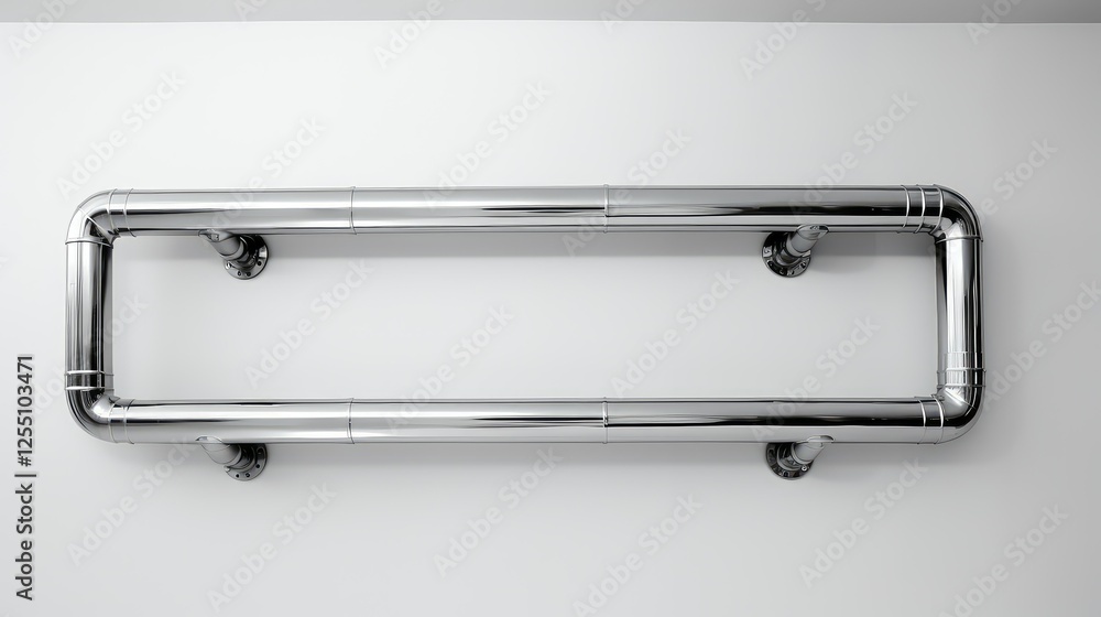 sleek pipe on wall sleek pipe on wall