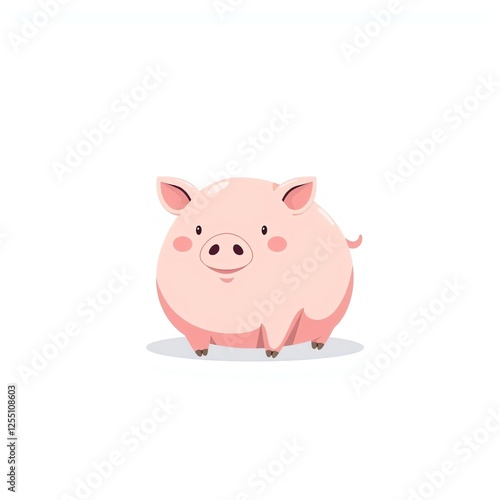 an image of a pig sitting on the ground with its eyes closed, there is a pig that is sitting down on the ground photo