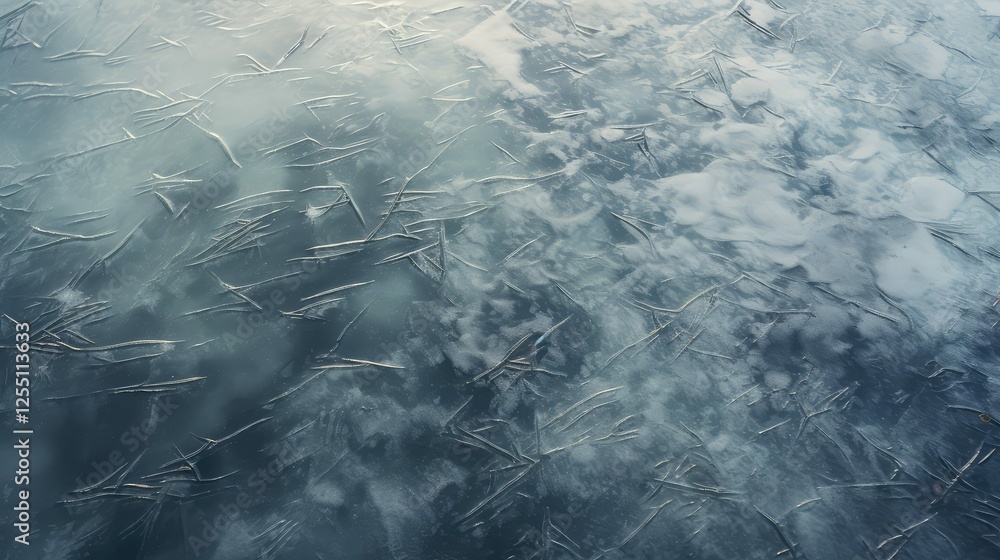 Obraz premium snow texture ice