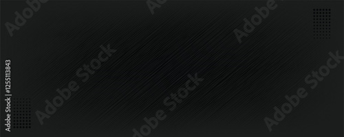 Abstract Black Background with Diagonal Lines Pattern