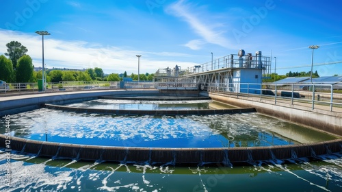 environment sewage treatment plant