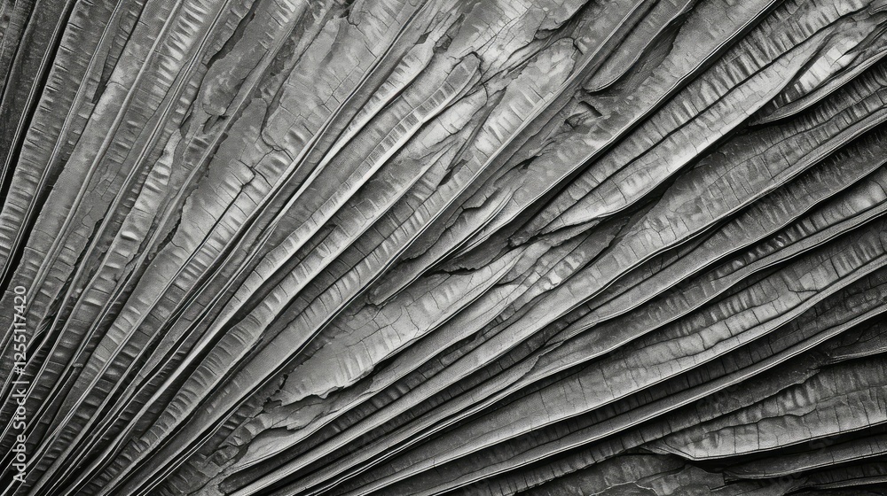 Fototapeta premium texture black and white palm tree