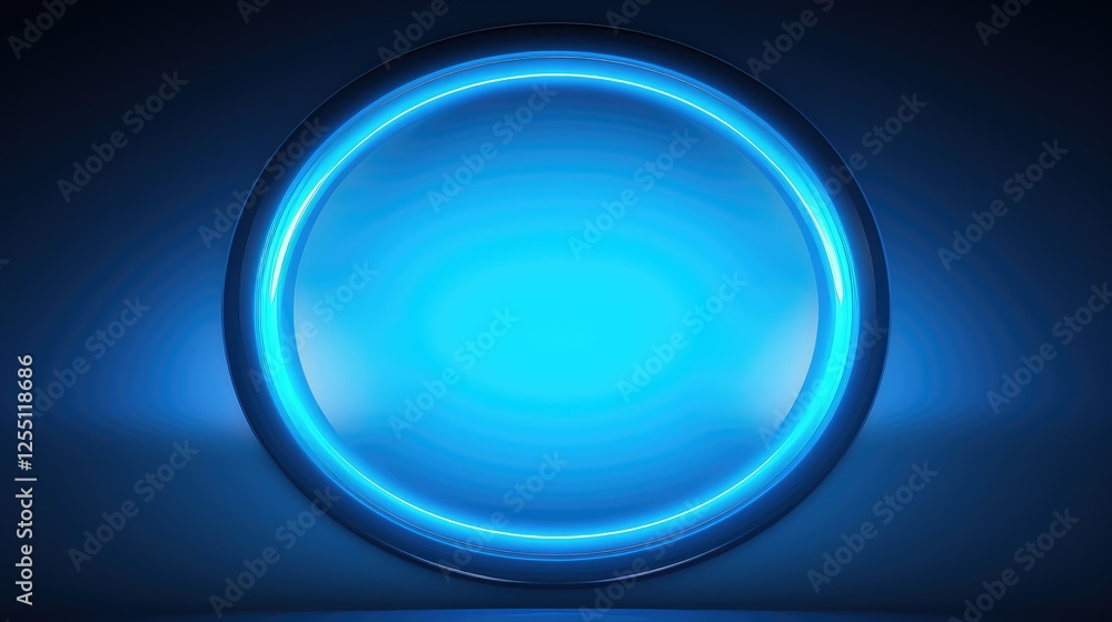 interface blue circle button interface blue circle button
