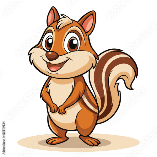 Cute squirrel cartoon