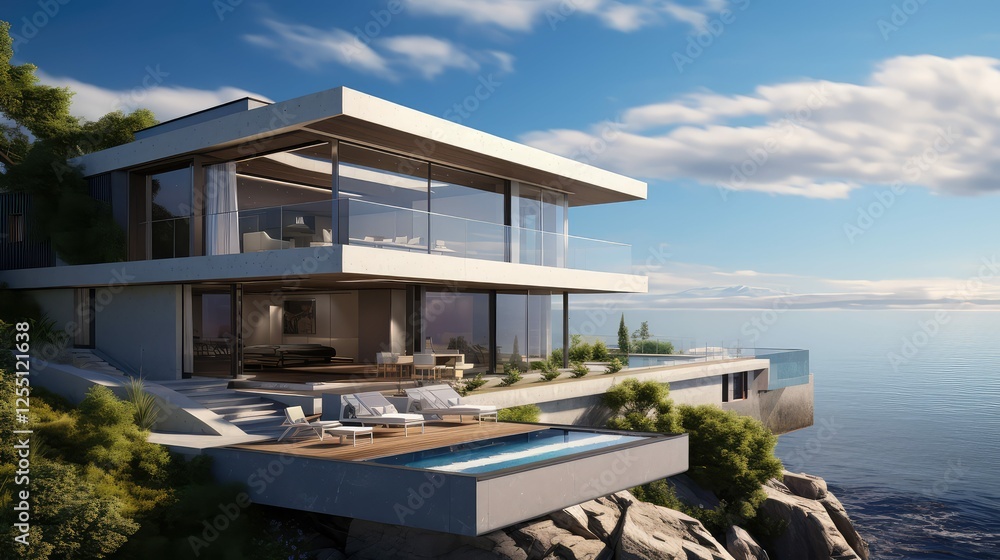 Obraz premium ocean house view