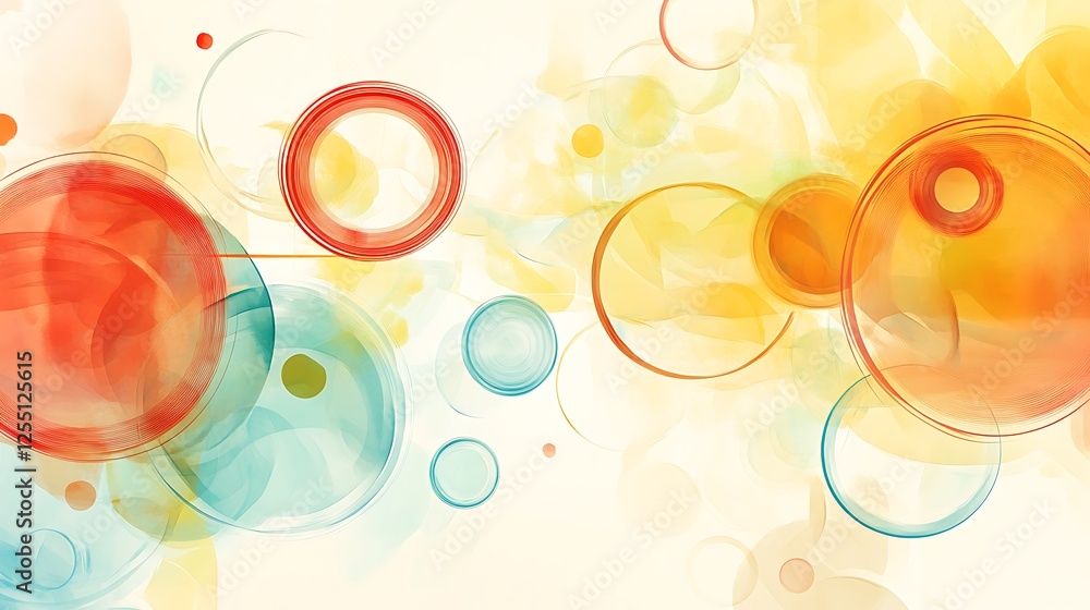 Vibrant Abstract Circles: A Symphony of Color and Form Vibrant Abstract Circles: A Symphony of Color and Form