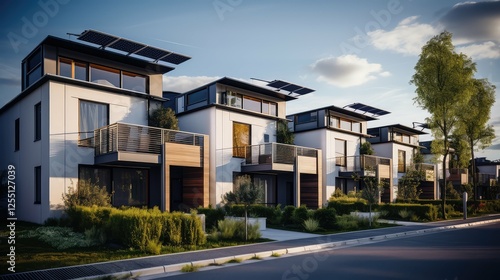 architecture houses with solar