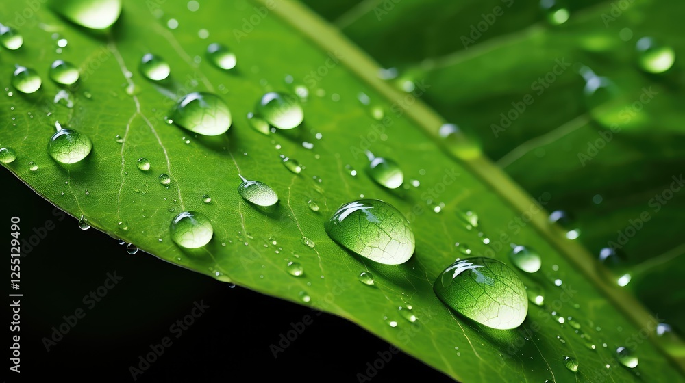 surface green leaf transparent surface green leaf transparent