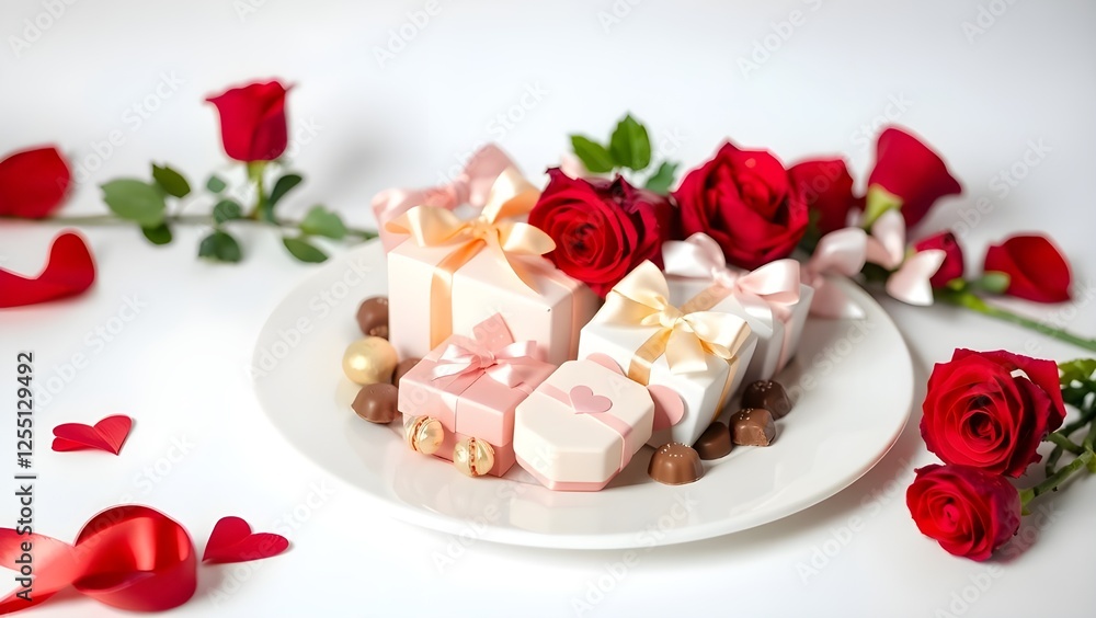 rose petals on the table rose petals on the table