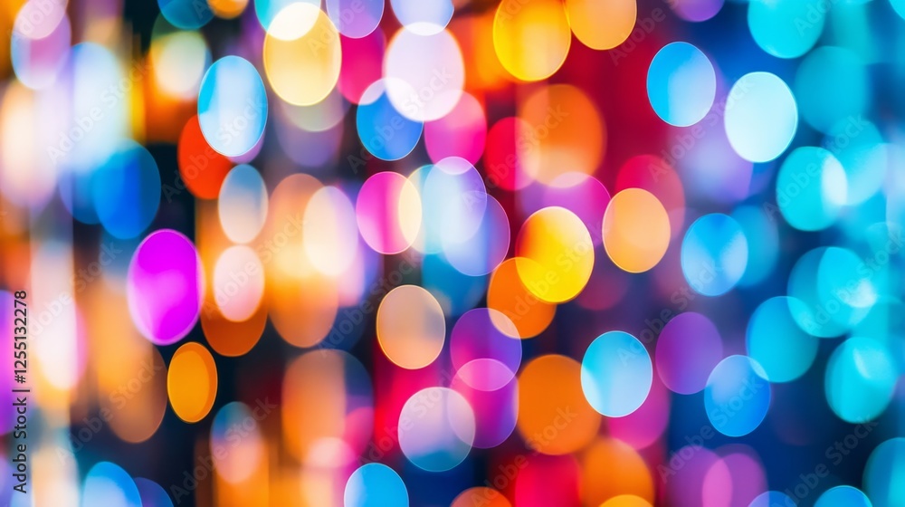 Colorful Bokeh Lights Creating a Vibrant Abstract Background Colorful Bokeh Lights Creating a Vibrant Abstract Background