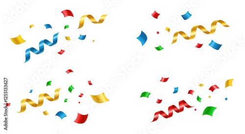 confetes serpentinas