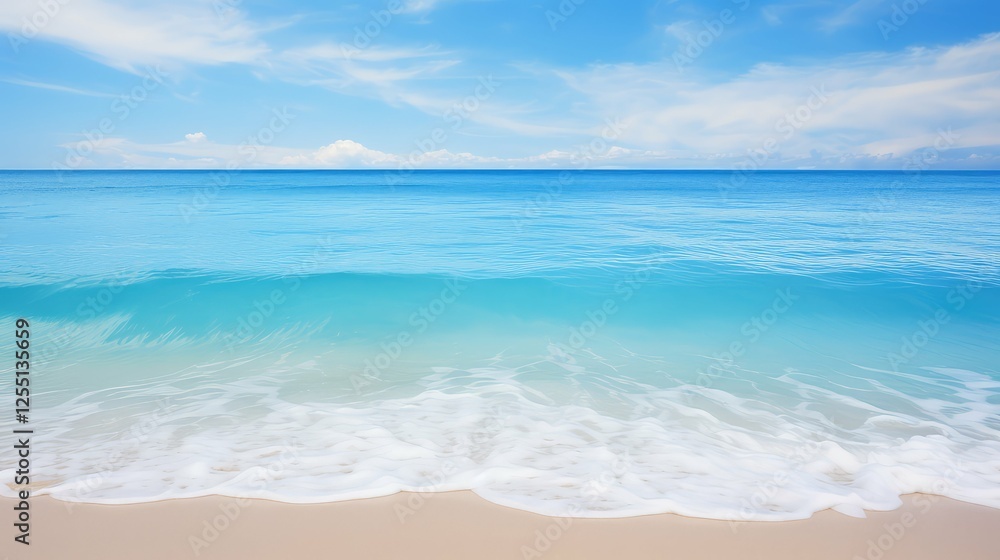 Obraz premium beach blue water waves