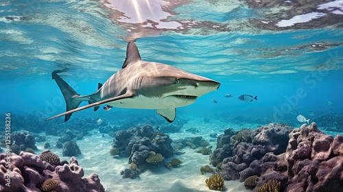 coral shark in water photo