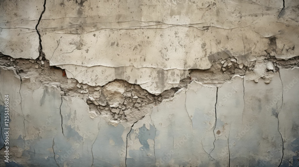 Obraz premium abandoned cracked wall