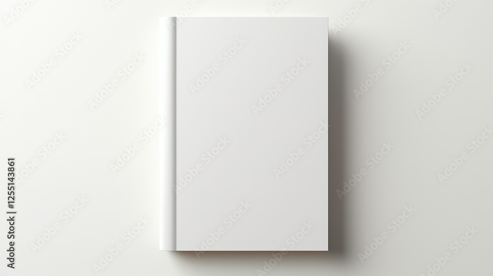 clean book on white background clean book on white background