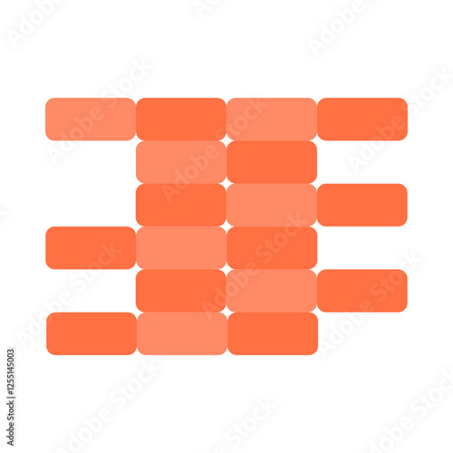 Brickwall flat icon