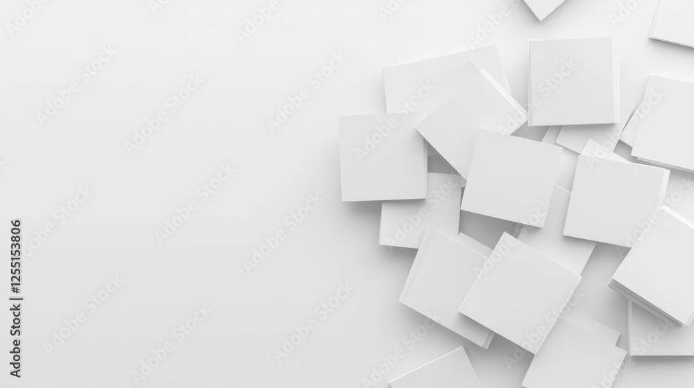 White Square Geometric Abstract Background White Square Geometric Abstract Background