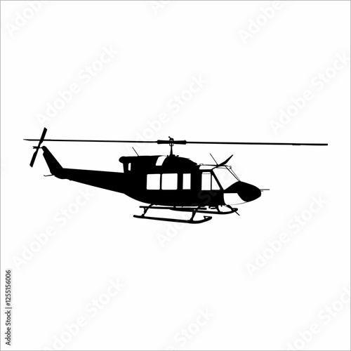 helicopter silhouette