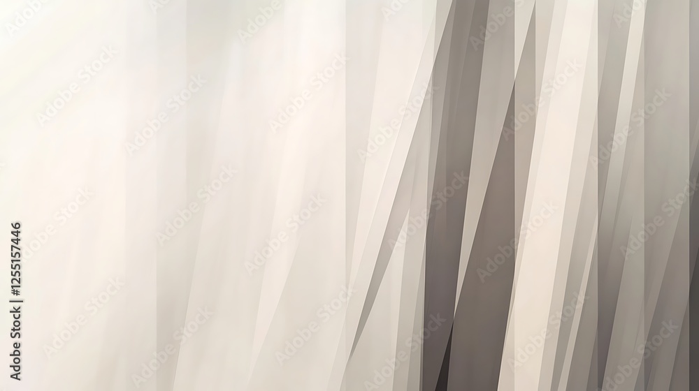 Obraz premium Abstract Grey and White Geometric Lines Pattern